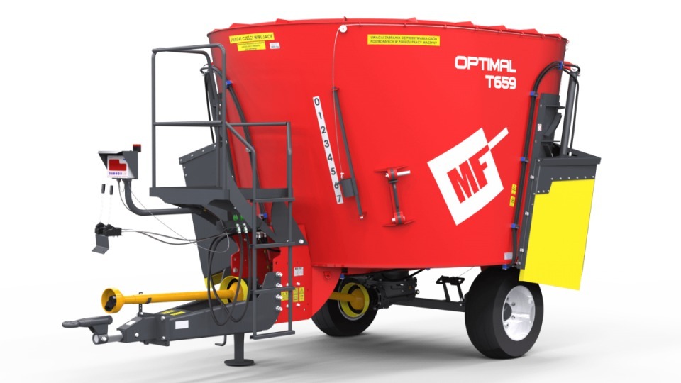 Futterwagen mit 1- Rotor  "OPTIMAL T659"