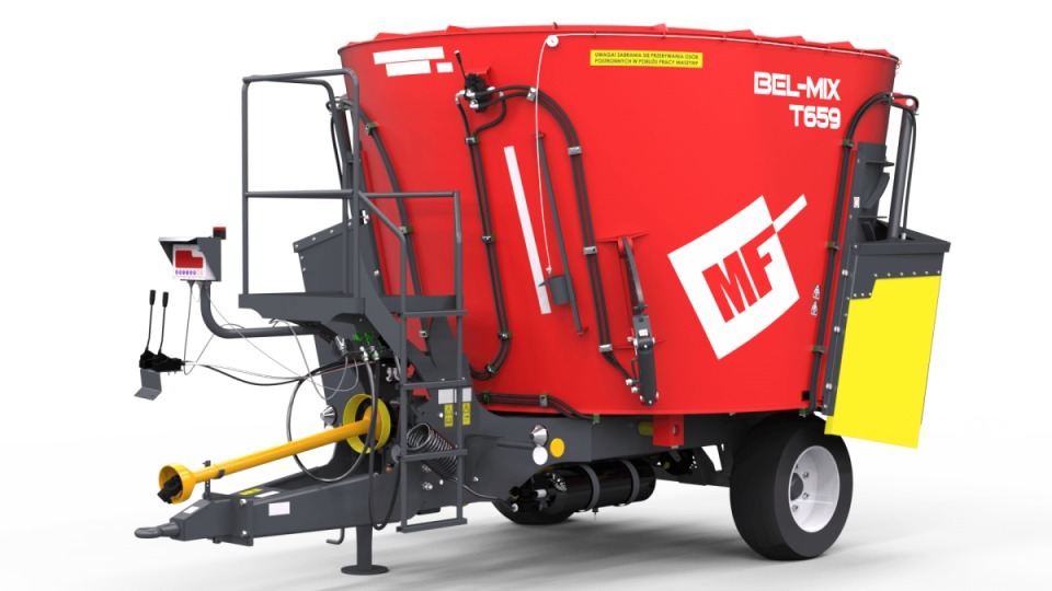 Futterwagen "BELMIX T659 - 8,0m3" mit 1 - Rotor