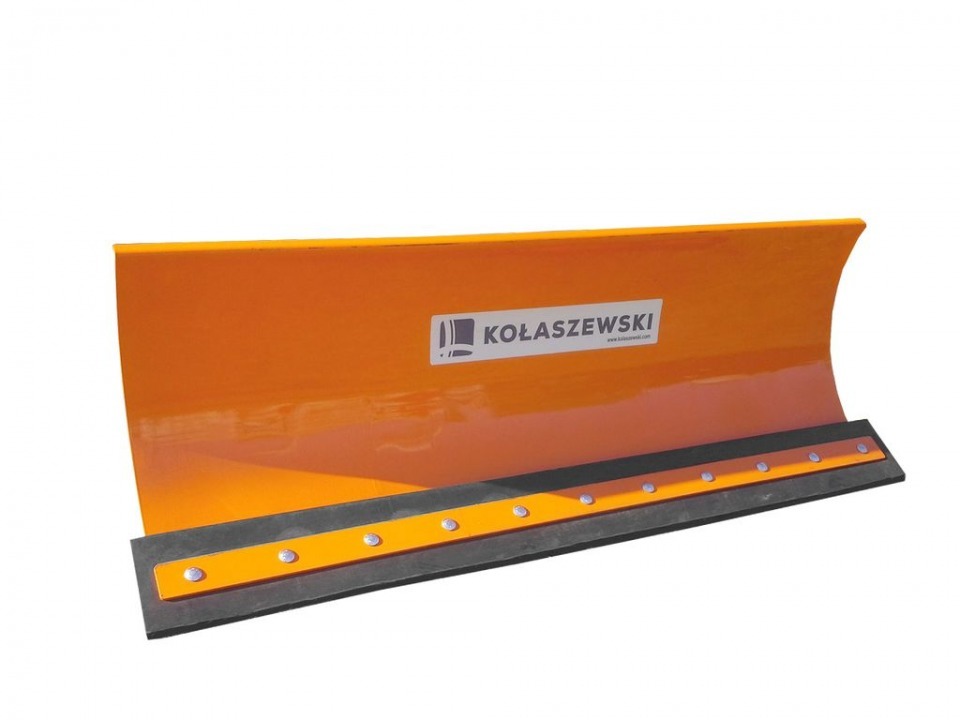 Gerader  Schneeschild Kommunal CPK180 - gefederte Gummi Schurfleiste 