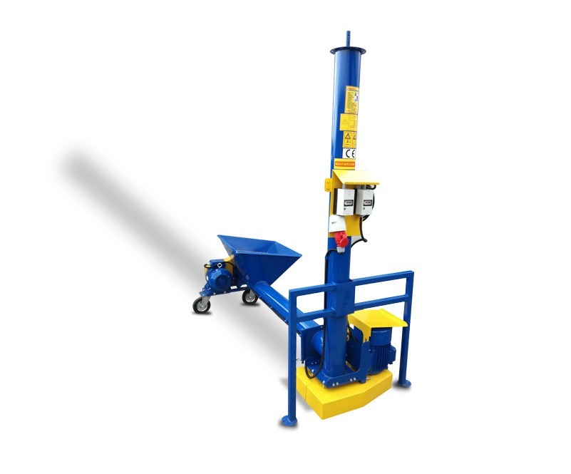 Schneckeforderer  vertikal mit horizontal T-403 PP 