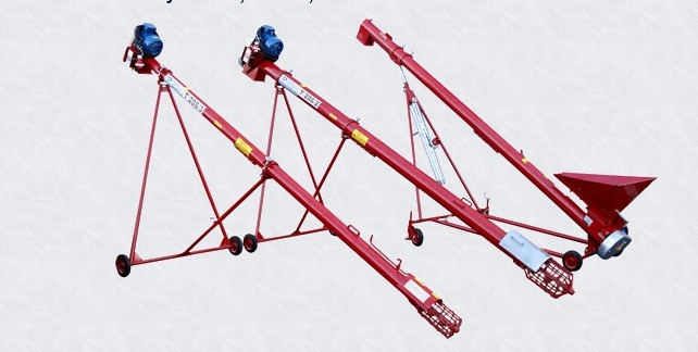 Schneckenforderer mit Behalter  T206/4 - durchmesser  140 mm - elektrischer Antrieb 