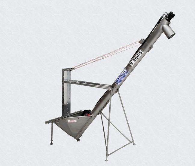 Schneceknforderer mit hydraulischem Antrieb T206/5 - Rohrlange 4 m