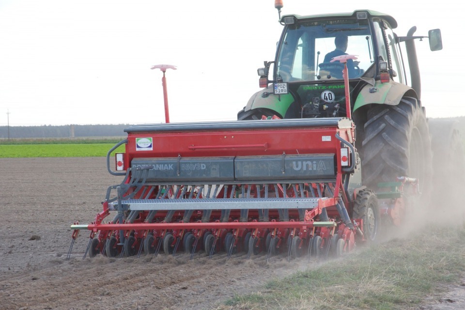 Drillmaschine mechanisch "Polonez 550/3,0 D" zwei Reihen -  Zweischeibenschar