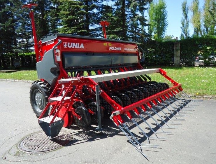 Drillmaschine mechanisch "Polonez Premium 550/3,0 D" zwei Reihen -  Scheibenschar