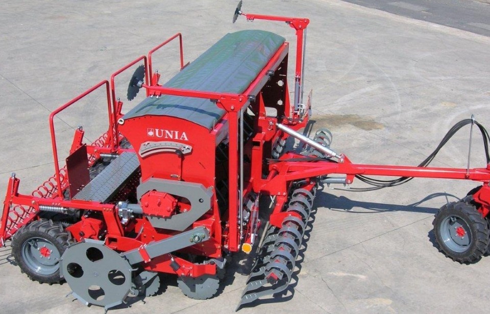 Drillmaschine mechanisch "Amber 900/3 DUPLO" Scheibenschar 