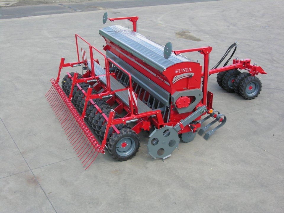 Drillmaschine mechanisch "Amber 1200/4 DRIVE DUPLO" Scheibenschar 