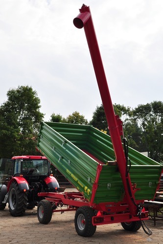 Schneceknforderer verzinkt mit hydraulischem Antrieb T461 - Rohrlange 3m