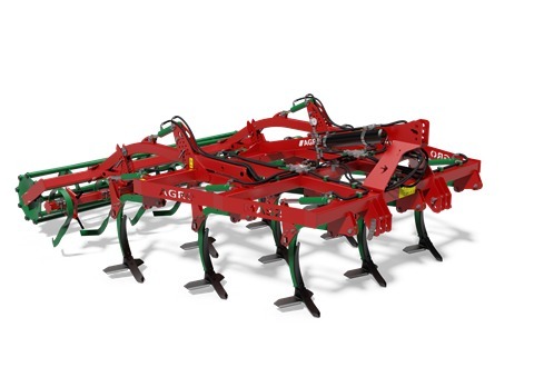 Grubber  "APR 3- reihen" Arbeitselemente fur Tiefenarbeit ,Breite 80 cm + unterschneider(Code A026H80)