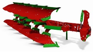 Drehpflug mit Federsicherung  POR5 - korperabstand 100cm