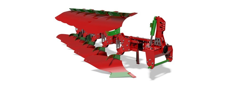 Drehpflug POP3 mit Halbautomatischer Sicherung - K&ouml;rperabstand 85 cm