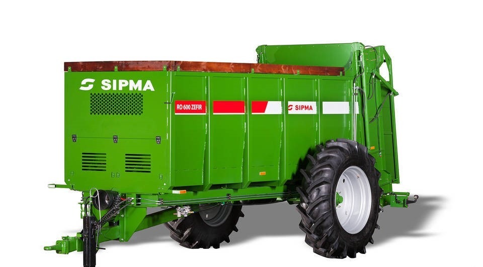 Einachsige Stalldungstreuer "SIPMA RO 600 TAJFUN"