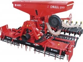 Pneumatische Drillmaschine "TORNADO DRILL 3,0" mit Kreiselegge