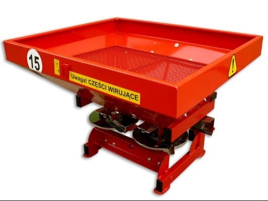 Hydraulischer  2-Scheiben Dungenstreuer (Obstgarten) 700l + hydr. Steuerung